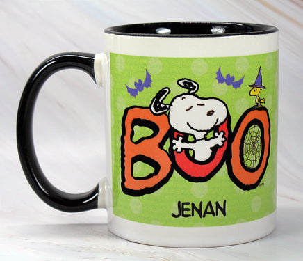 Snoopy Halloween Mug - Personalized: Jenan - snoopn4pnuts.com