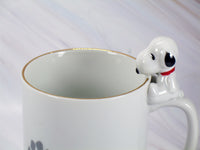 Snoopy Figural Mug With Gold Plating - snoopn4pnuts.com