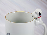 Snoopy Figural Mug With Gold Plating
