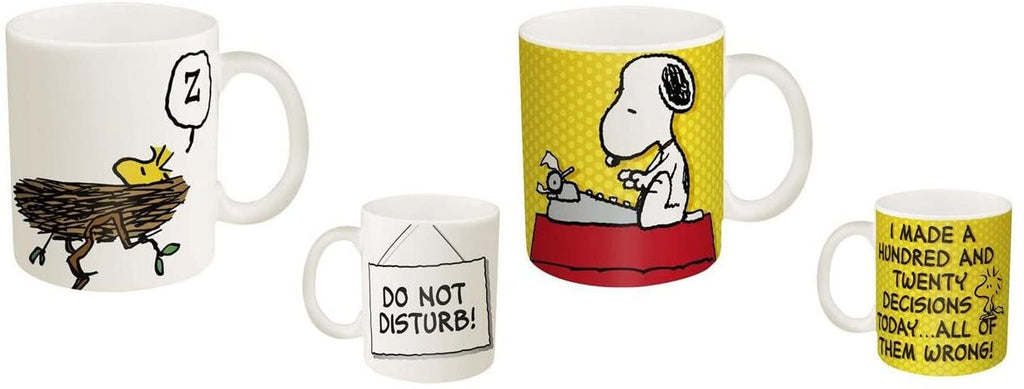 Snoopy and Woodstock Mugs (Sold Separately)