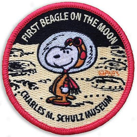 Charles M. Schulz Museum Patch - First Beagle On The Moon - snoopn4pnuts.com