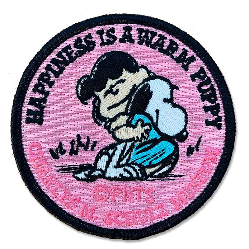 Charles M. Schulz Museum Patch - Happiness Is A Warm Puppy