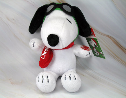 Peanuts Plush Holiday Doll - Snoopy Flying Ace (NEW But No Longer Plays Music) - snoopn4pnuts.com