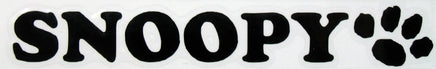 Snoopy Name Die - Cut Vinyl Decal - Black - snoopn4pnuts.com