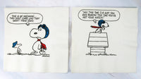 Snoopy Flying Ace Vintage Luncheon Napkins (Open Box) - snoopn4pnuts.com