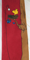 SNOOPY GOLFER Silk Neck Tie (FREE Gift Box!) - Near Mint - snoopn4pnuts.com