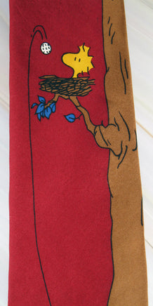SNOOPY GOLFER Silk Neck Tie (FREE Gift Box!) - Near Mint - snoopn4pnuts.com