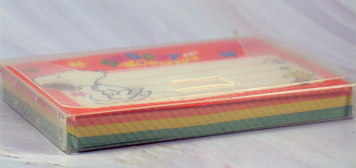 Snoopy Lined Mini Note Sheets - 100 Sheets!| snoopn4pnuts.com