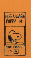 Snoopy Beagle Hugs Pocket/Purse - Size Memo Pad - Hug A Warm Puppy - snoopn4pnuts.com