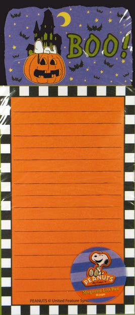 Snoopy Halloween Magnetic Note Pad