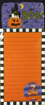 Snoopy Halloween Magnetic Note Pad