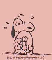 Snoopy Beagle Hugs Pocket/Purse - Size Memo Pad - Beagle Hugs Awkward - snoopn4pnuts.com