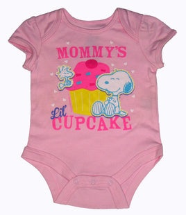 Snoopy Infant Onesie - Mommy's Little Cupcake - snoopn4pnuts.com