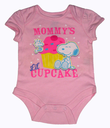 Snoopy Infant Onesie - Mommy's Little Cupcake - snoopn4pnuts.com