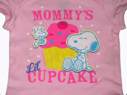 Snoopy Infant Onesie - Mommy's Little Cupcake - snoopn4pnuts.com