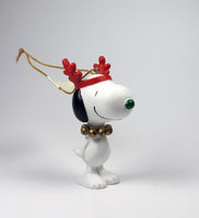 1992 Snoopy Reindeer Christmas Ornament