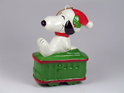 1980 Cable Car Series Christmas Ornament - Snoopy - snoopn4pnuts.com