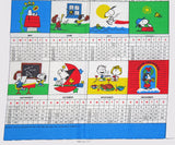 1985 Peanuts Gang Banner Calendar Panel / Pattern