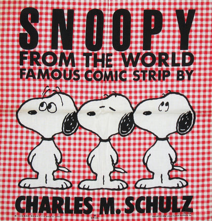 Snoopy Plaid Scarf - snoopn4pnuts.com
