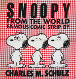 Snoopy Plaid Scarf