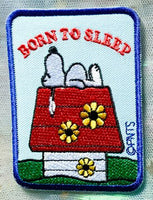 SNOOPY PATCH - Born To Sleep