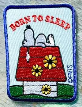 Snoopy Patch - Born To Sleep