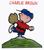 Willabee & Ward Embroidered Patch - Charlie Brown Pitcher RARE! - snoopn4pnuts.com