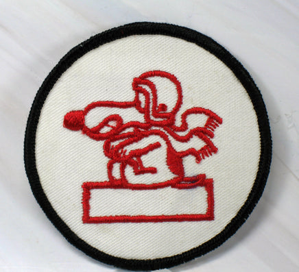 Snoopy Flying Ace Vintage Sew - On Cloth Patch - snoopn4pnuts.com