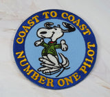 Snoopy Pilot Patch - Coast To Coast