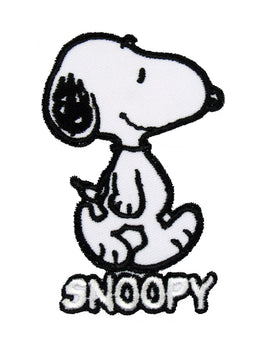 SNOOPY NAME PATCH - White - snoopn4pnuts.com