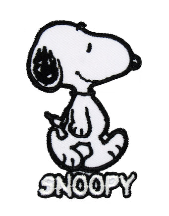 SNOOPY NAME PATCH - White - snoopn4pnuts.com
