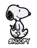 SNOOPY NAME PATCH - White