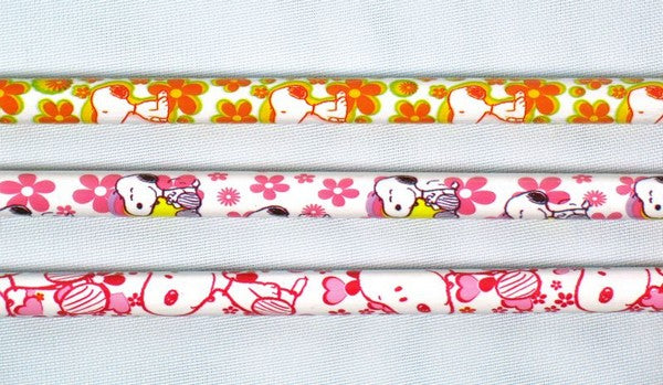 Snoopy Pencil - Hearts and Flowers