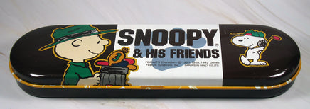 Snoopy and Friends Metal Pencil Box and Book Mark - snoopn4pnuts.com