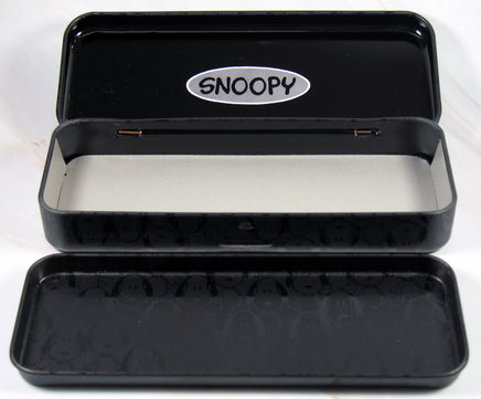 Snoopy Metal Pencil Box With Removable Tray - snoopn4pnuts.com