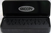 Snoopy Metal Pencil Box With Removable Tray - snoopn4pnuts.com