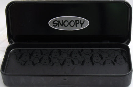 Snoopy Metal Pencil Box With Removable Tray - snoopn4pnuts.com