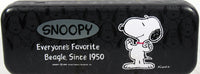 Snoopy Metal Pencil Box With Removable Tray - snoopn4pnuts.com