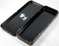Snoopy Metal Pencil Box With Hinged Lid - snoopn4pnuts.com