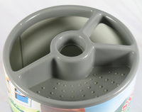 Snoopy and His Friends Tin Pencil Cup With Dividers - snoopn4pnuts.com