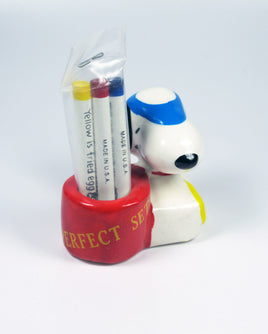 Snoopy Tennis Ceramic Pen/Pencil Holder - snoopn4pnuts.com