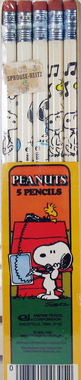 Snoopy 5 - Pack Pencils - snoopn4pnuts.com