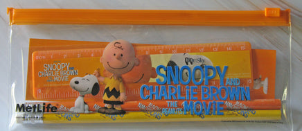 The Peanuts Movie 5 - Piece Pencil and Accessories Set In Vinyl Storage Bag - snoopn4pnuts.com