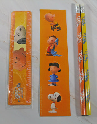 The Peanuts Movie 5 - Piece Pencil and Accessories Set In Vinyl Storage Bag - snoopn4pnuts.com
