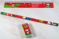 Snoopy Office Set (Ruler, Pencil, and Eraser) - Beagle Scout - snoopn4pnuts.com