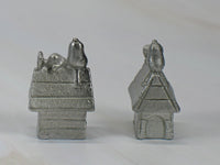 Snoopy On Doghouse Mini Pewter Figurine