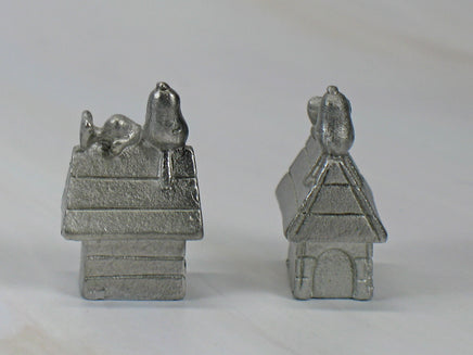 Snoopy On Dog House Mini Pewter Figurine (Also Replacement Game Piece For Monopoly) - snoopn4pnuts.com