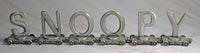 Snoopy Solid Pewter Name Train - RARE! - snoopn4pnuts.com