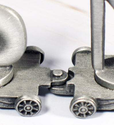 Snoopy Solid Pewter Name Train - RARE! - snoopn4pnuts.com