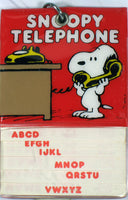 Snoopy Mini Telephone Book (New But Near Mint) - snoopn4pnuts.com